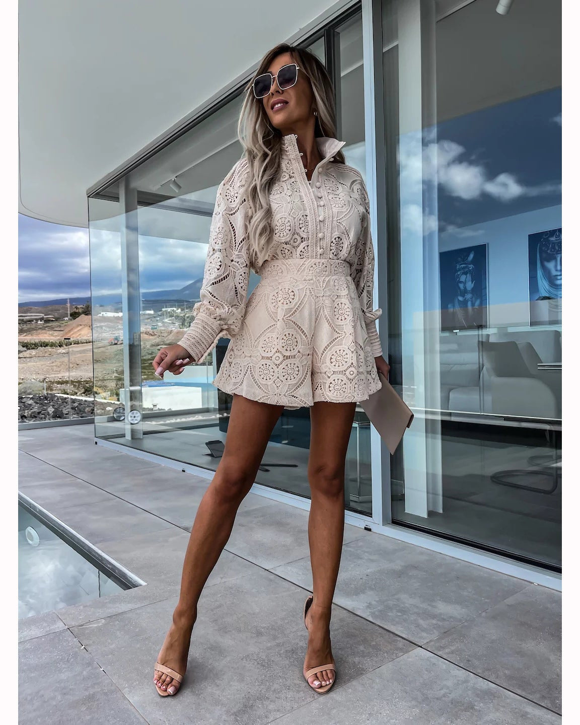 ESLEY Elegant Lace Set