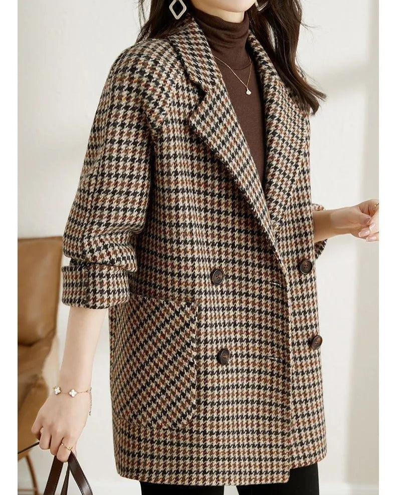 Heritage Suit Collar Woolen Coat