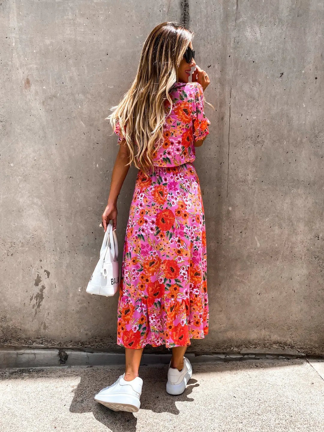 ALIANA Elegant Floral Dress