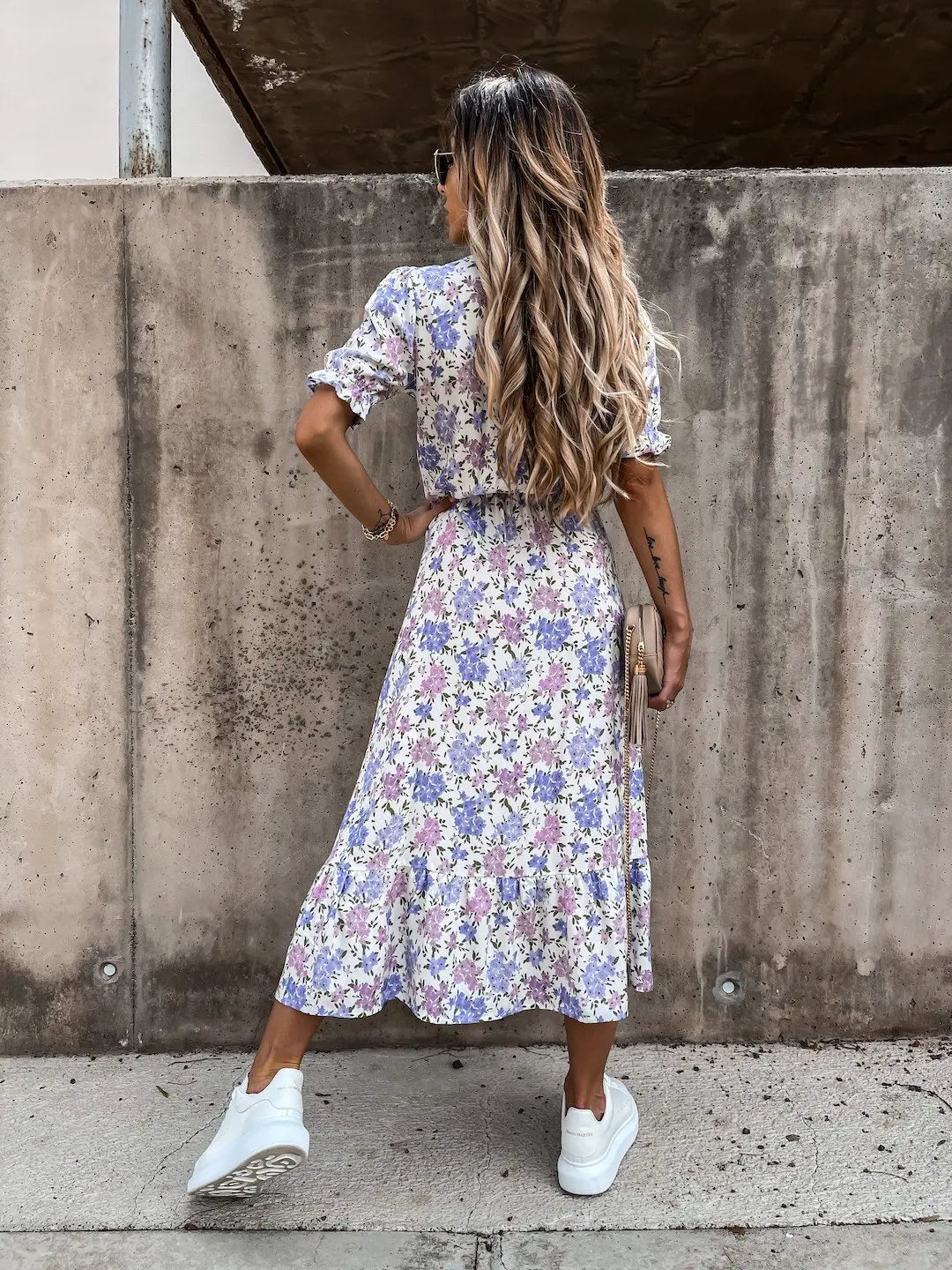 ALIANA Elegant Floral Dress