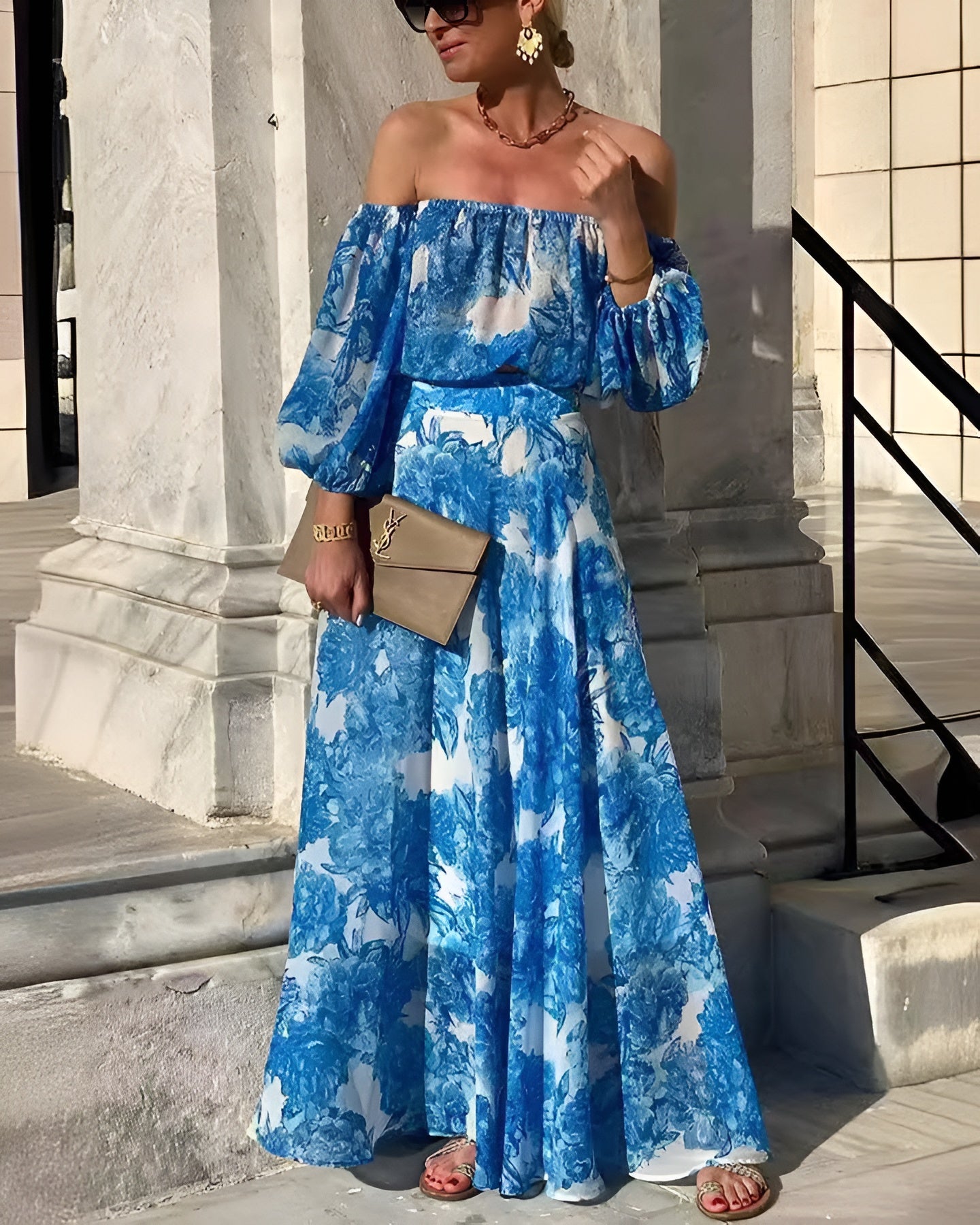ANNA Elegant Off-Shoulder Dress