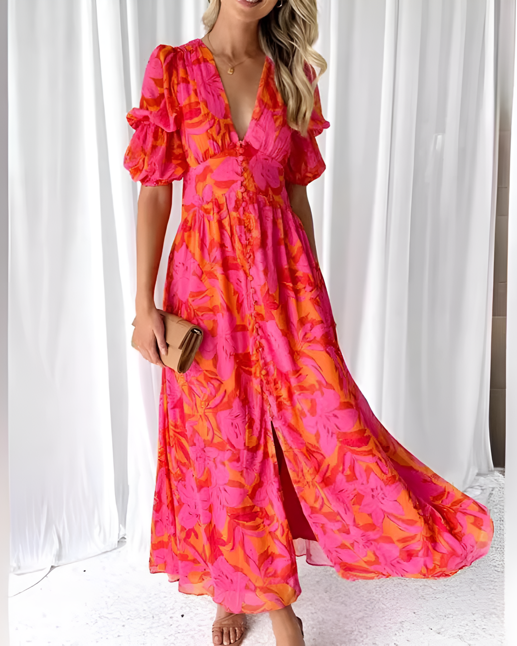 ELYSSI Tropical Radiant Dress