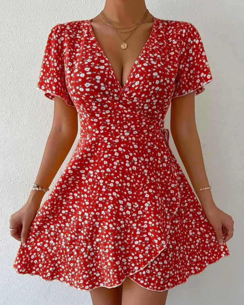 VIOLETTA floral and romantic dress