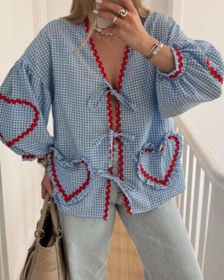 GRACIE Heart Blouse