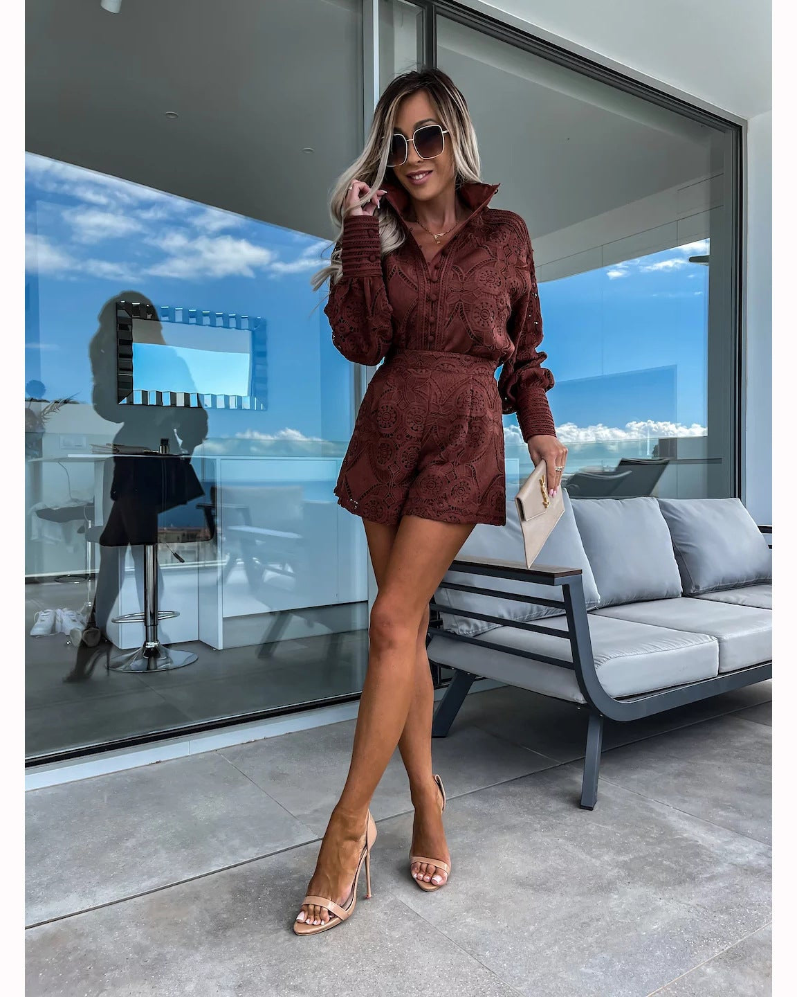 ESLEY Elegant Lace Set