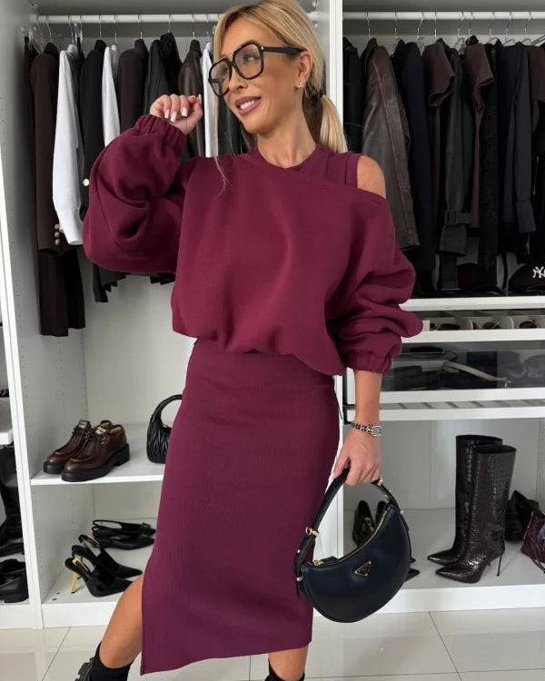 ESTELLA  Dress Sweater Set