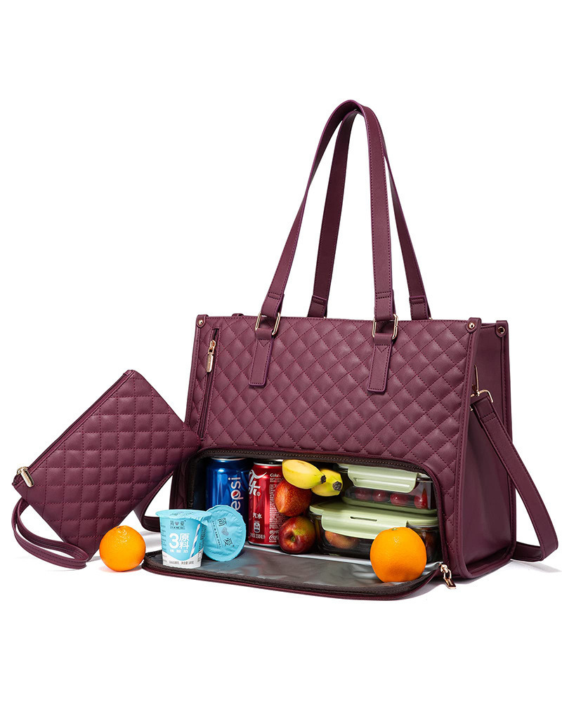 Lunch Tote Bag with insulated compartment