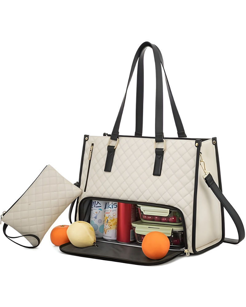 Lunch Tote Bag with insulated compartment