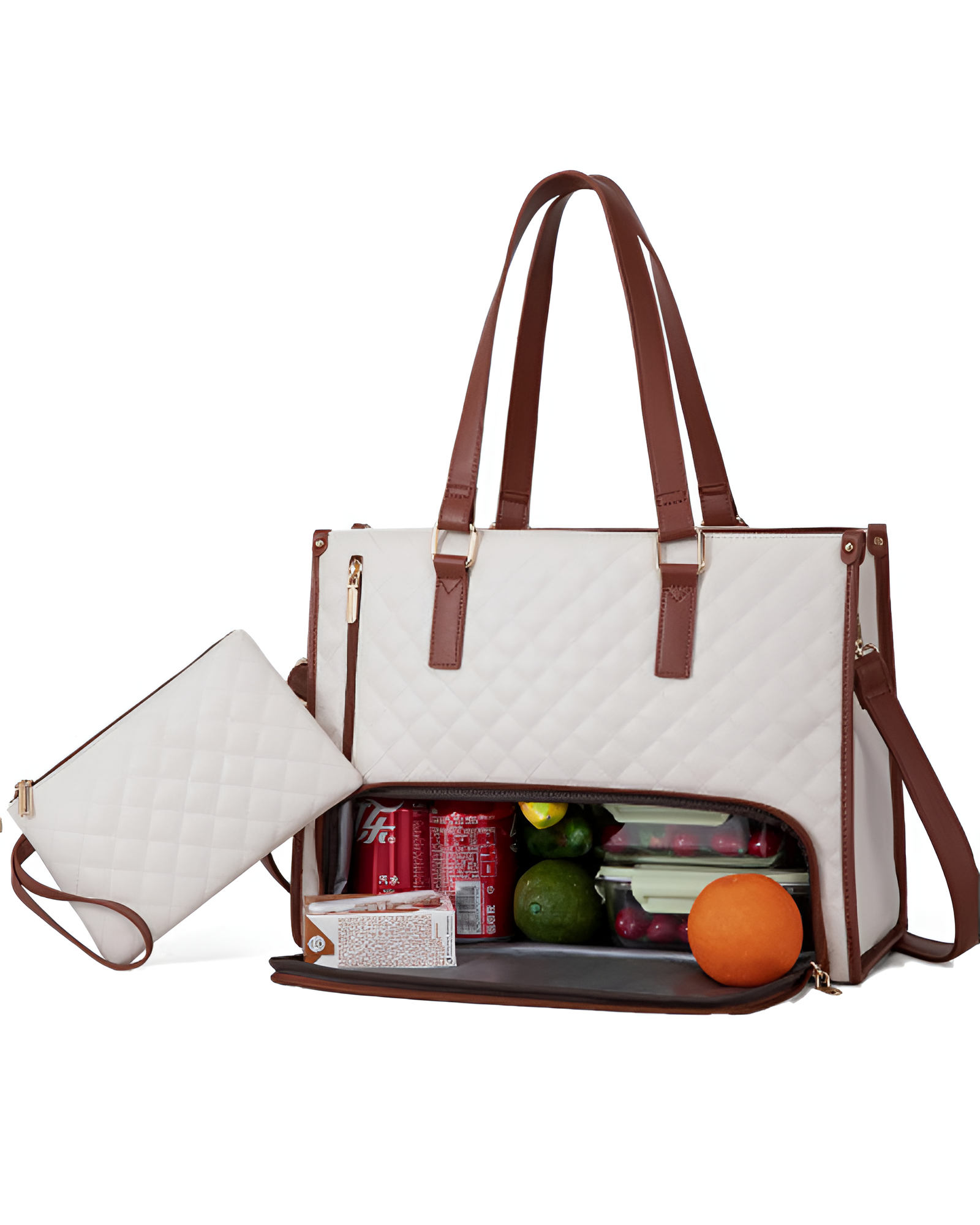Lunch Tote Bag with insulated compartment