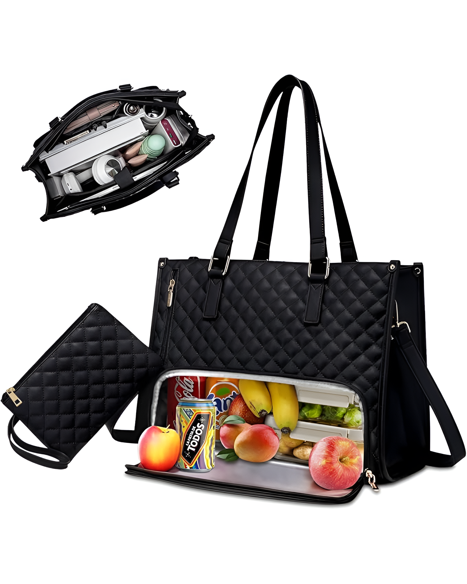 Lunch Tote Bag with insulated compartment