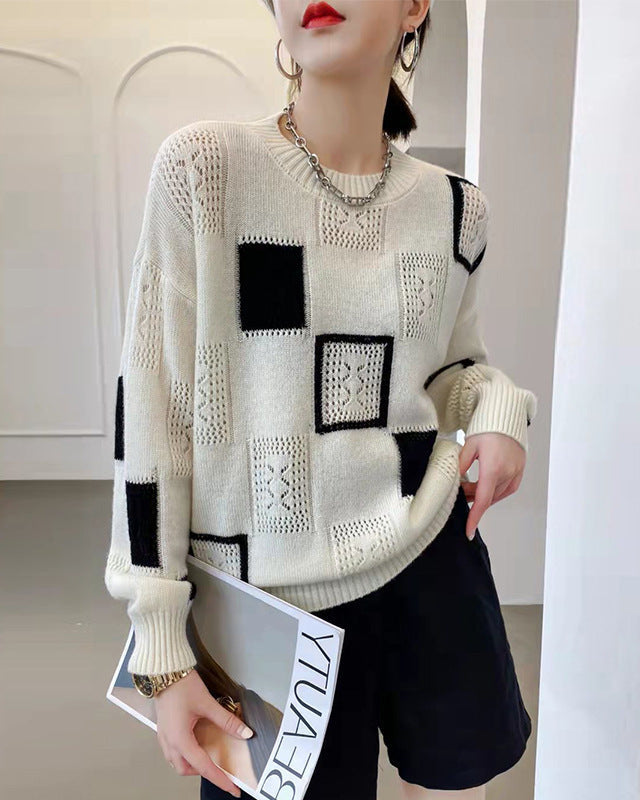 Clarisse Geo Pullover