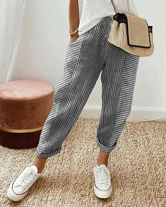 Lora Striped Pants
