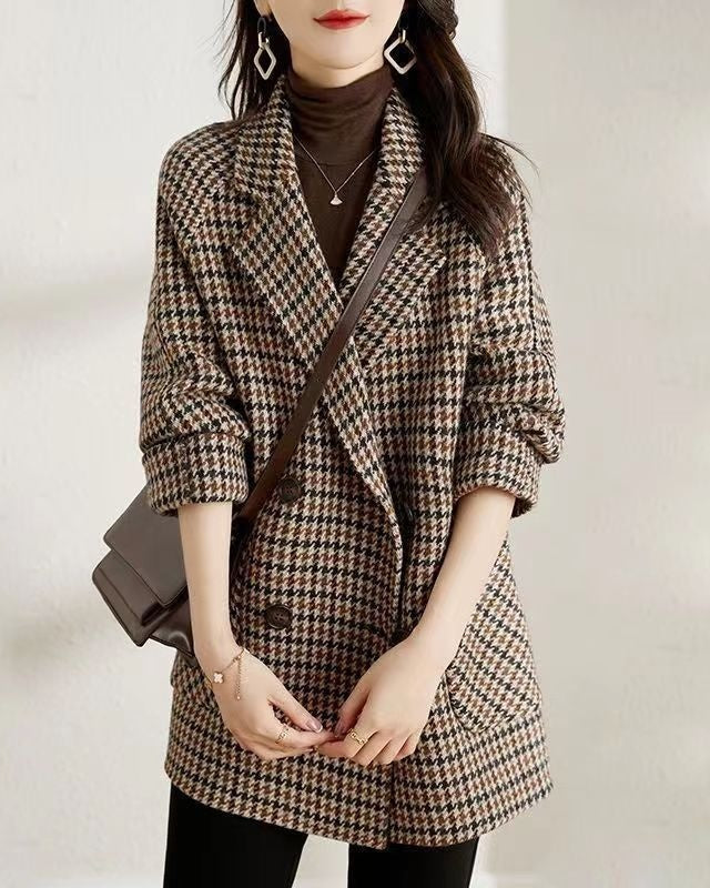 Heritage Suit Collar Woolen Coat