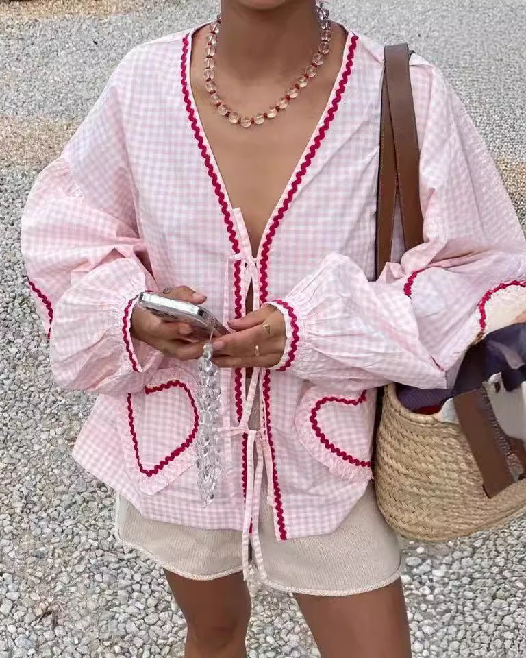 GRACIE Heart Blouse