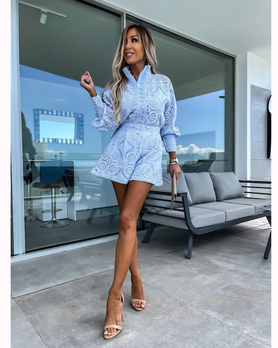 ESLEY Elegant Lace Set