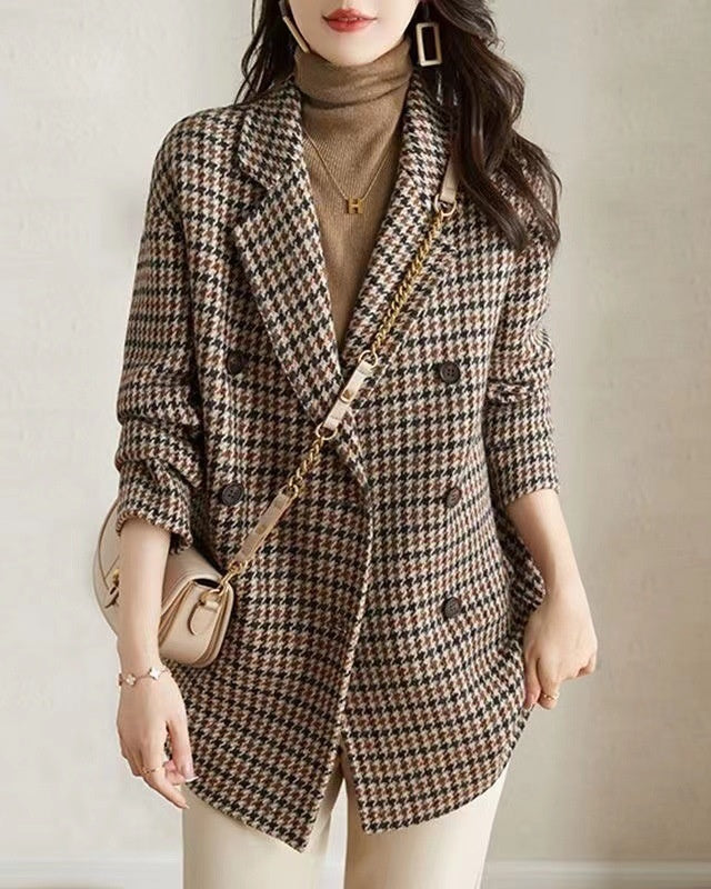 Heritage Suit Collar Woolen Coat