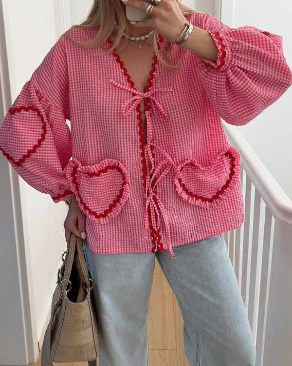 GRACIE Heart Blouse