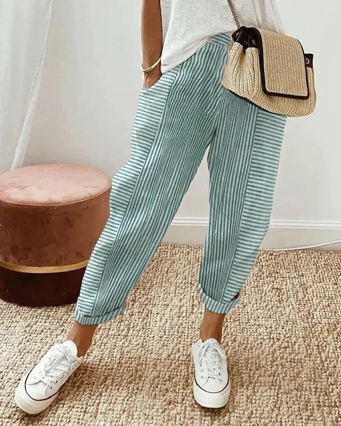 Lora Striped Pants