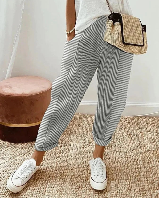 Lora Striped Pants
