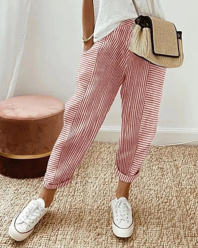 Lora Striped Pants